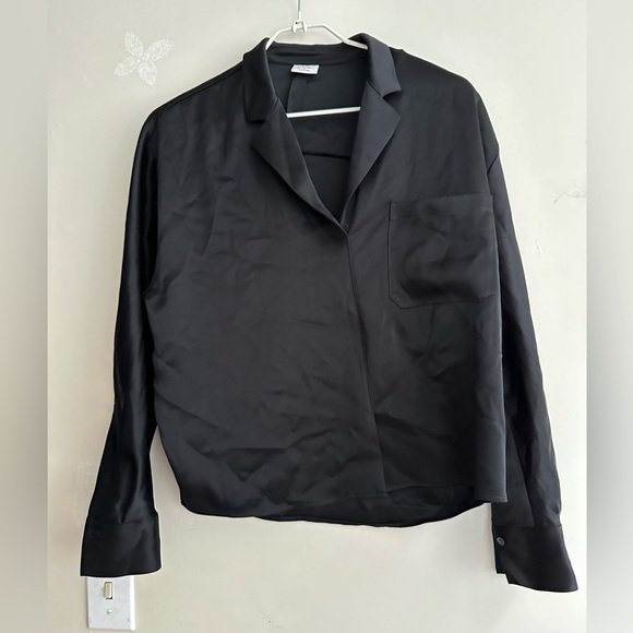 Babaton Hasek Collared Satin Blouse - Picture 4 of 6